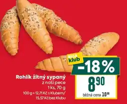 Billa Rohlík žitný sypaný nabídka