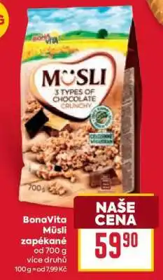 Billa BonaVita Müsli zapékané nabídka