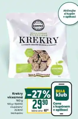 Billa Krekry vícezrnné nabídka