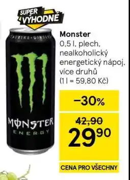 Tesco Monster nabídka