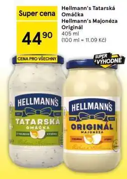 Tesco Hellmann's Tatarská omáčka Hellmann's Majonéza originál nabídka