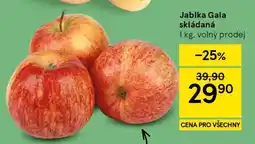 Tesco Jablka Gala skládaná nabídka