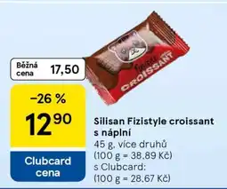 Tesco Silisan Fizistyle croissant s náplní nabídka
