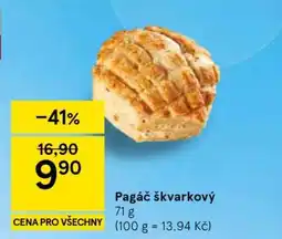 Tesco Pagáč škvarkový nabídka