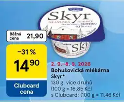 Tesco Bohušovická mlékárna Skyr nabídka
