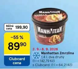 Tesco MANHATTAN Zmrzlina nabídka