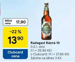 Tesco Radegast Rázná 10 nabídka