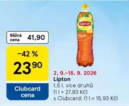 Tesco Lipton nabídka