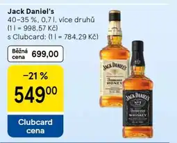 Tesco Jack Daniel‘s nabídka