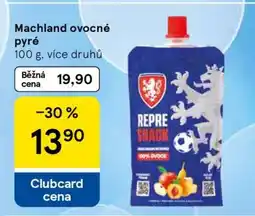 Tesco Machland ovocné pyré nabídka