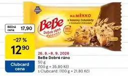 Tesco BeBe Dobré ráno nabídka