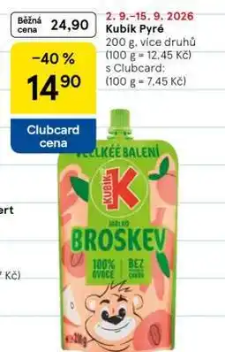 Tesco Kubík pyré nabídka