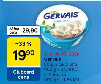 Tesco Gervais nabídka
