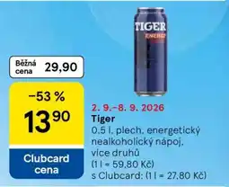 Tesco Tiger nabídka