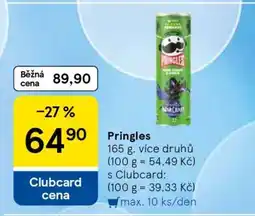 Tesco Pringles nabídka