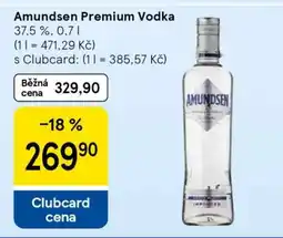 Tesco Amundsen Premium vodka nabídka