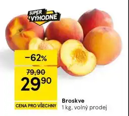 Tesco Broskve nabídka