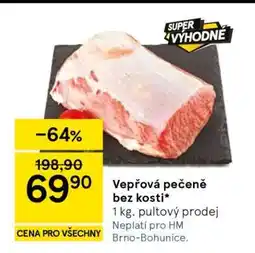 Tesco Vepřová pečeně bez kosti nabídka