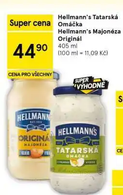 Tesco Hellmann's Tatarská omáčka Hellmann's Majonéza originál nabídka