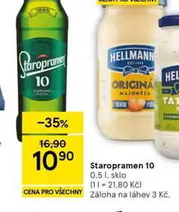 Tesco Staropramen 10 nabídka