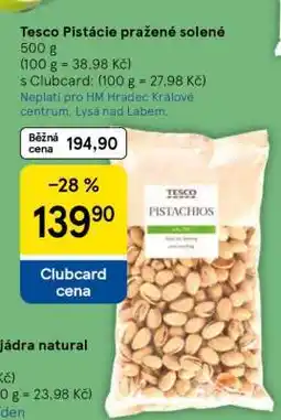 Tesco Tesco Pistácie pražené solené nabídka