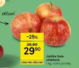 Tesco Jablka Gala skládaná nabídka