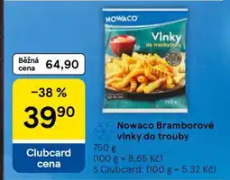 Tesco Nowaco Bramborové vlnky do trouby nabídka
