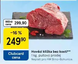 Tesco Hovězí kližka bez kosti nabídka