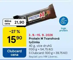 Tesco Protein M Tvarohová tyčinka nabídka