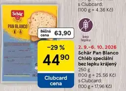 Tesco Schär Pan Blanco chléb speciální bez lepku krájený nabídka
