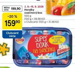 Tesco Horalky Svačinový box nabídka