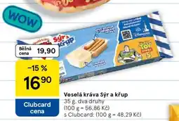 Tesco Veselá kráva Sýr a Křup nabídka