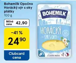 Tesco Bohemilk Opočno Horácký sýr s oky, plátky nabídka
