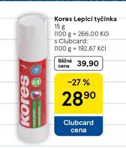 Tesco Kores Lepicí tyčinka nabídka