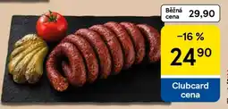 Tesco klobása nabídka