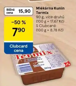 Tesco Mlékárna Kunín Termix nabídka