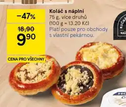 Tesco Koláč s náplní nabídka