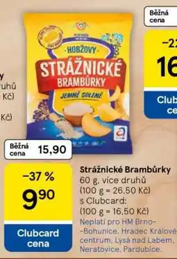 Tesco Strážnické brambůrky nabídka