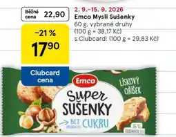 Tesco Emco Mysli sušenky nabídka