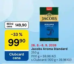 Tesco Jacobs Aroma Standard nabídka