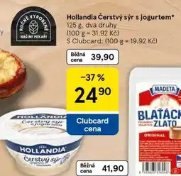 Tesco HOLLANDIA Čerstvý sýr s jogurtem nabídka