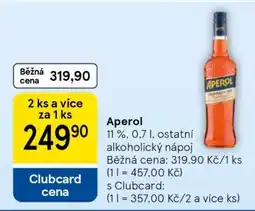 Tesco Aperol nabídka