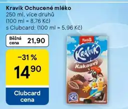 Tesco Kravík ochucené mléko nabídka