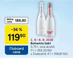Tesco Bohemia Sekt nabídka