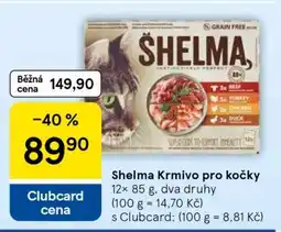 Tesco Shelma Krmivo pro kočky nabídka