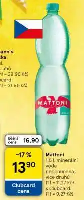 Tesco Mattoni nabídka