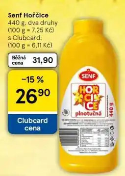 Tesco Senf Hořčice nabídka