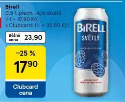 Tesco Birell nabídka