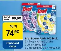 Tesco Bref Power Aktiv WC blok nabídka