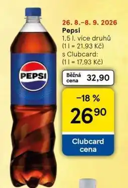 Tesco Pepsi nabídka